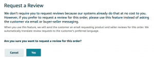 request a review