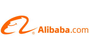 Logo for Alibaba, a key online marketplace