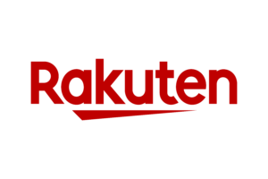 Logo for Rakuten, a key online marketplace